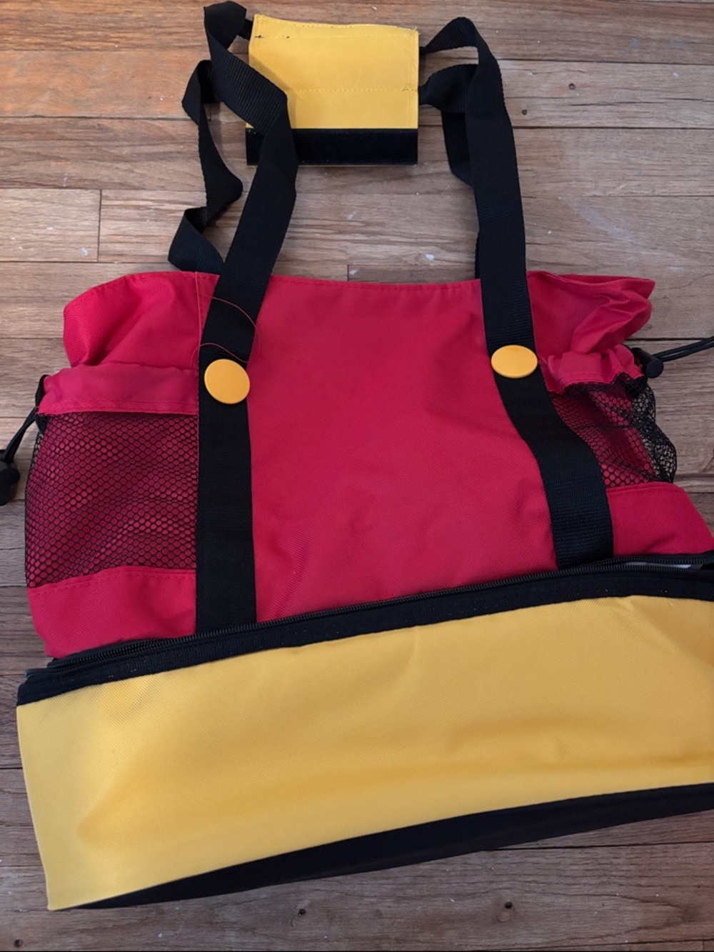 Red and Yellow Women's Tote Bag - Casual Everyday Carry